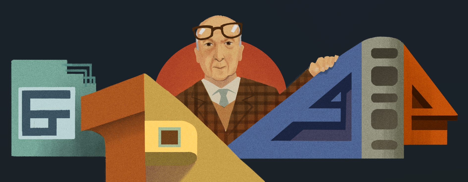 Un Doodle Global para Clorindo Testa - El Visionario que Redefinió la Arquitectura Argentina con su Toque Brutalista
