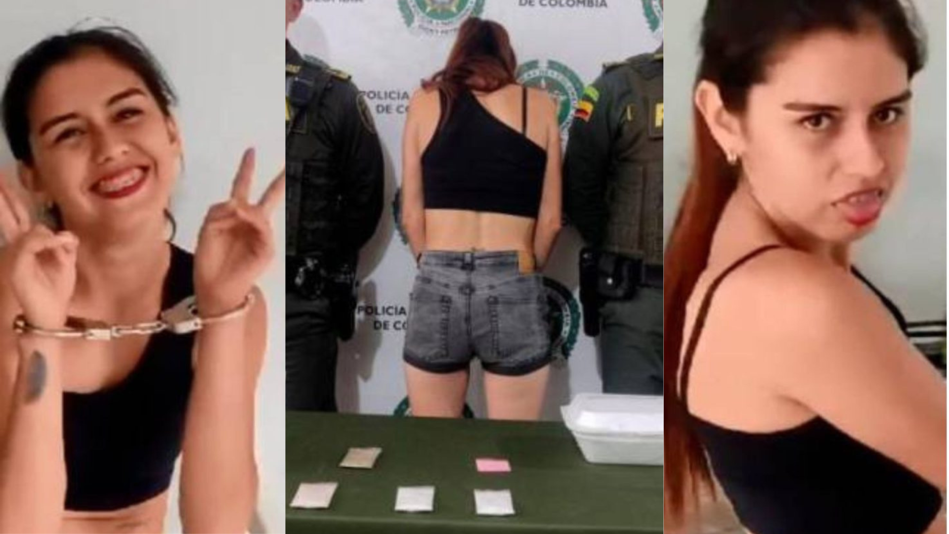 Insólita Captura: Mujer Arrestada con Drogas Se Mofa de las Autoridades