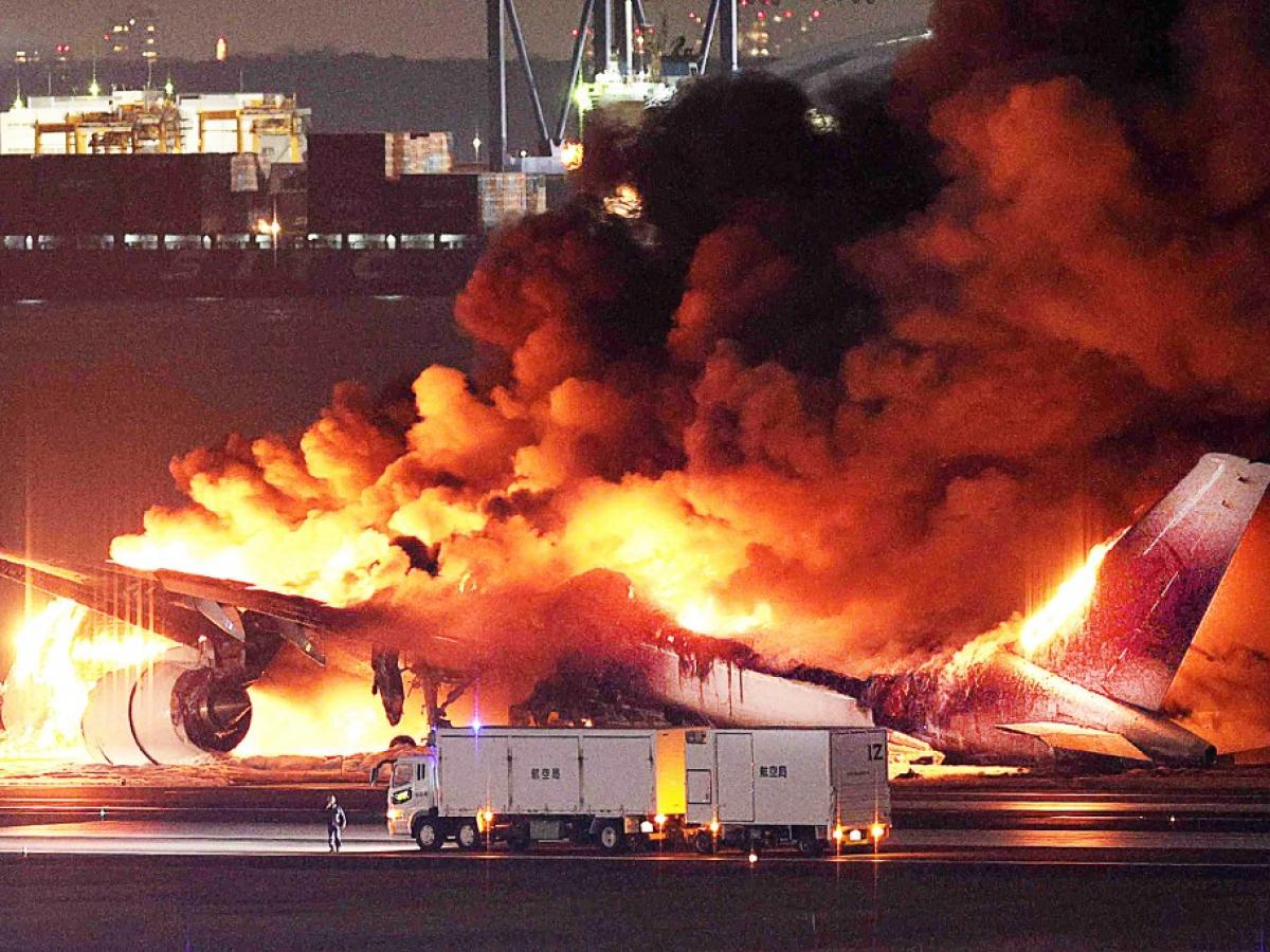 Tragedia en Haneda: Colisión Aérea Desencadena Incendio tras Tareas de Socorro