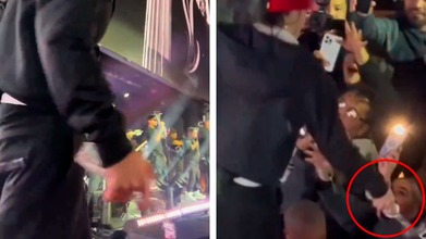 Peso Pluma Genera Controversia al Lanzar Agua a Fan durante Concierto en Texas