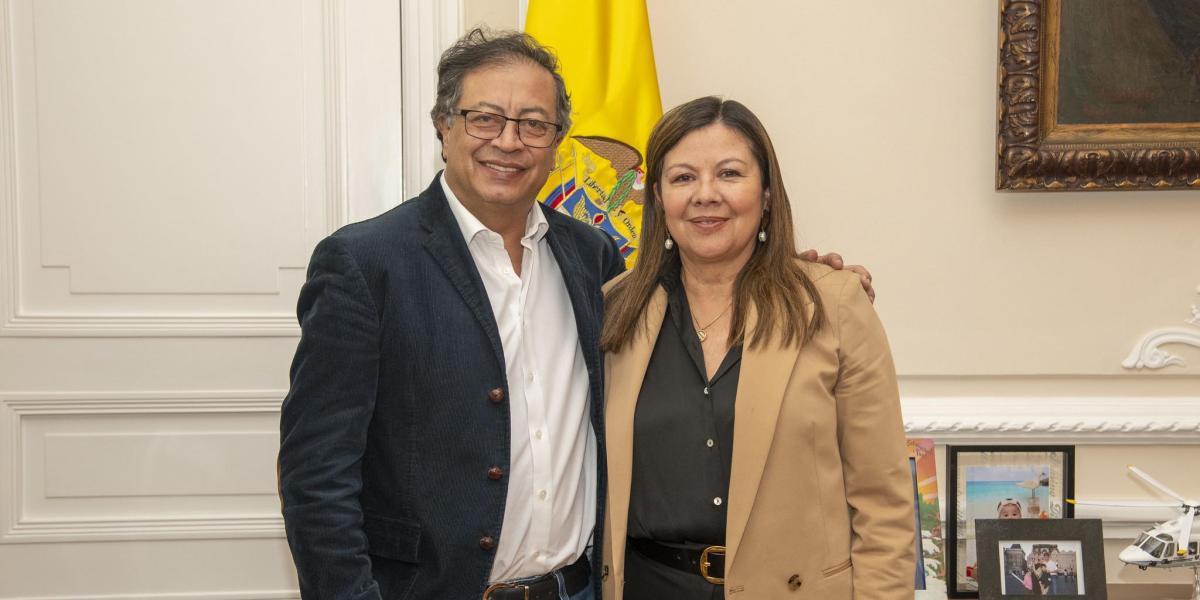 Encuentro Histórico: Presidente Gustavo Petro y Fiscal Electa Luz Adriana Camargo se Reúnen en la Casa de Nariño