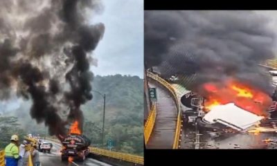 Incendio en la Vía al Llano tras Choque de Camión Cisterna: Seis Personas Heridas