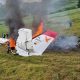 Testimonio en video: Avioneta ambulancia estalla en Antioquia, sin sobrevivientes