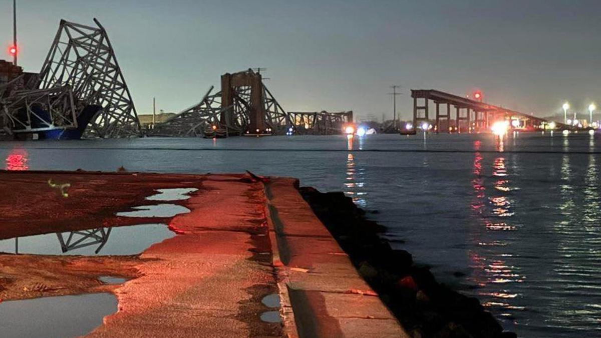 Desastre en Baltimore: Buque carguero de Singapur causa el colapso del puente Francis Scott Key