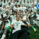 Atlético Nacional celebra en el camerino tras coronarse campeón de la Copa Colombia