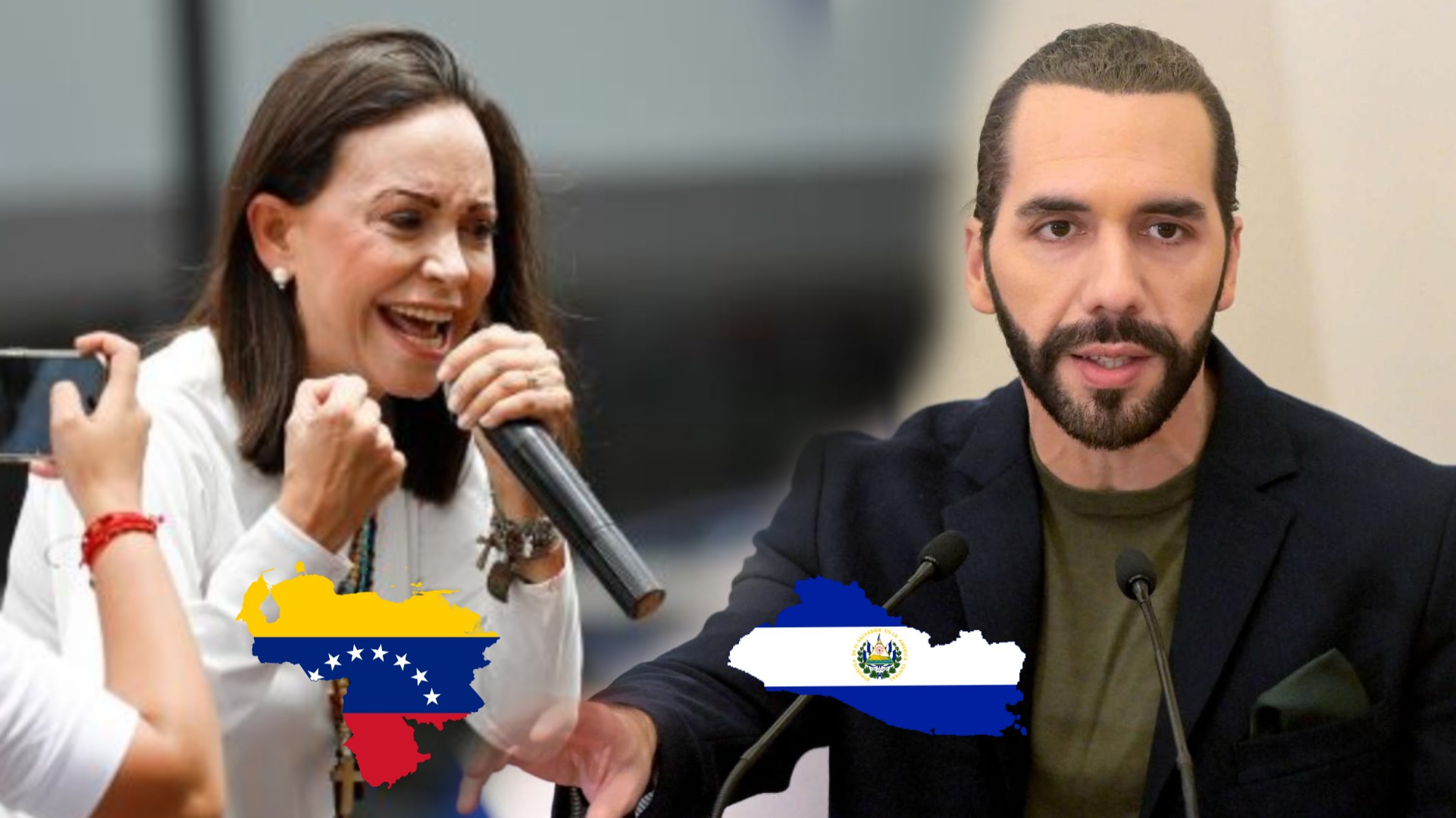 María Corina Machado agradece el respaldo de Nayib Bukele a la lucha por la democracia en Venezuela
